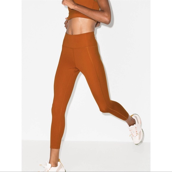 girlfriend collective Pants - Girlfriend Collective High Rise Compressive Leggings Warm Brown Size S